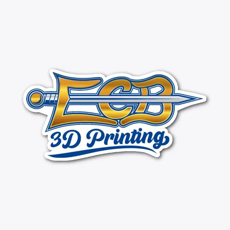 ECB 3D Printing Sticker